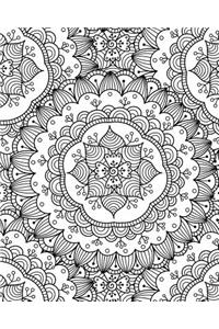 Bullet Journal Notebook Flower Mandala Pattern 2