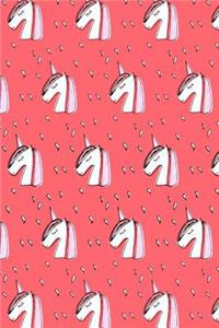 Journal Notebook Sketchy Unicorns Pattern 4