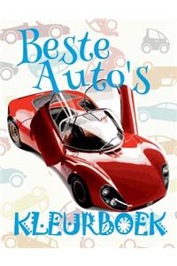 ✌ Beste Auto's ✎ Kleurboek voor Volwassenen ✎ Auto's Kleurboek ✍ Car Coloring Book for Boys