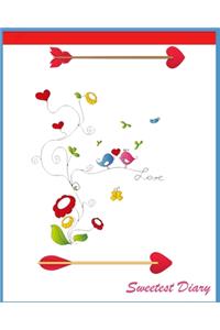 Sweetest Diary ( lined journal / notebook )