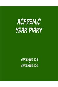 Academic Year Diary - 2018 to 2019