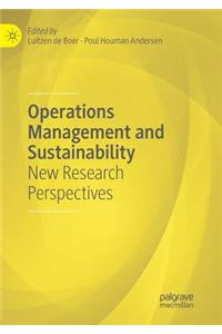 Operations Management and Sustainability