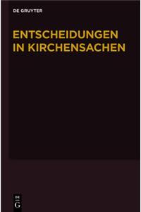 Entscheidungen in Kirschensachen Seit 1946 - 1.1.-30.06.2011