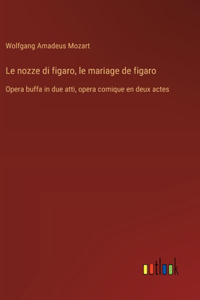 Le nozze di figaro, le mariage de figaro