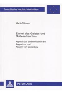 Einheit Des Geistes Und Gotteserkenntnis