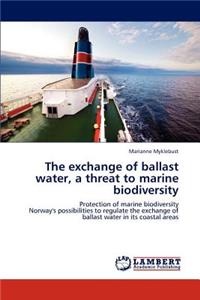The exchange of ballast water, a threat to marine biodiversity
