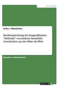 Buchbesprechung des Jungendbuches 