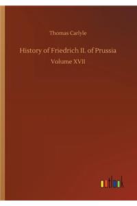 History of Friedrich II. of Prussia