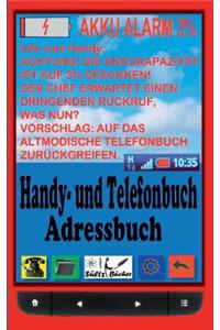 Handy- und Telefonbuch - Adressbuch