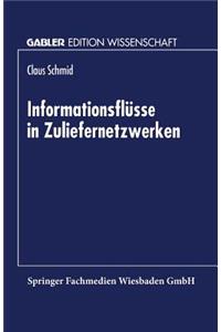 Informationsflüsse in Zuliefernetzwerken
