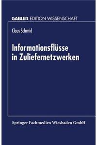 Informationsflüsse in Zuliefernetzwerken