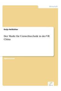 Markt für Umwelttechnik in der VR China