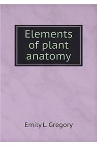 Elements of Plant Anatomy