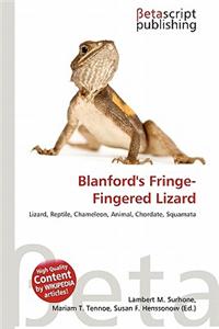 Blanford's Fringe-Fingered Lizard