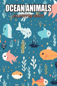 Ocean Animals Coloring Book