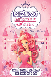 Kolorowanka z Księżniczkami i Alfabetem