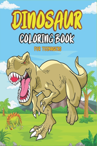 Dinosaur Coloring Book for Teenagers