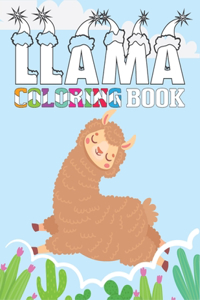 Llama Coloring Book