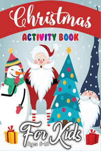 Christmas Activity Book for Kids Ages 6-10