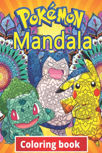 Pokemon Mandala Coloring Book