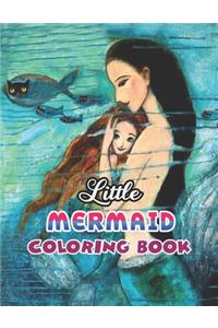Little Mermaid Coloring Book.