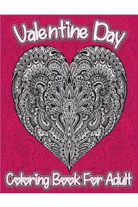 Valentine Day Coloring Book For Adult