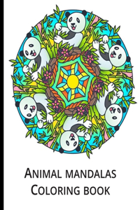 Animal Mandalas Coloring Book: 35 unique designs for adult relaxation