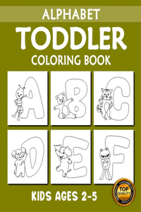 Toddler Alphabet Coloring Book