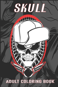 Skull Adult Coloring Book