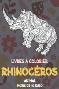 Livres à colorier - Moins de 10 euro - Animal - Rhinocéros