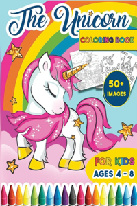 Unicorn Coloring Book for Kids Ages 4-8