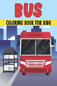 Bus Coloring Book For Kids