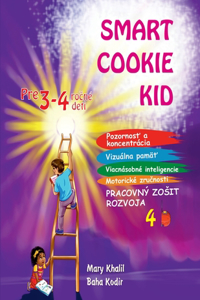 Smart Cookie Kid pre 3-4 ročné deti Pracovný zosit rozvoja 4B