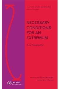 Necessary Conditions for an Extremum