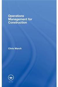 Operations Management for Construction