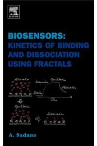 Biosensors: Kinetics of Binding and Dissociation Using Fractals