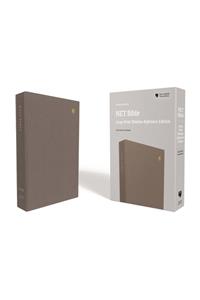 Net Bible, Thinline Reference, Large Print, Cloth Over Board, Gray, Comfort Print