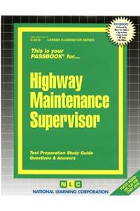 Highway Maintenance Supervisor