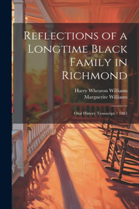 Reflections of a Longtime Black Family in Richmond