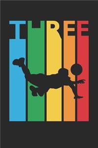 Volleyball Notebook for 3 Year Old Boys and Girls - Colorful Volleyball Journal - 3rd Birthday Gift for Volleyball Player Diary