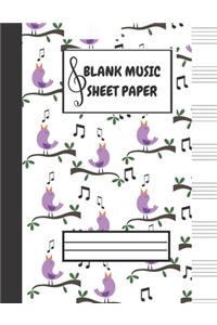Blank Music Sheet Paper