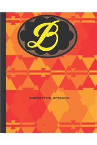 B Composition Notebook