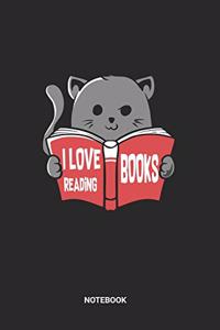 I Love Reading Books Notebook