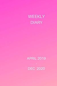 Weekly Diary 2019-2020