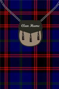 Clan Hume Tartan Journal/Notebook