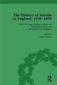 History of Suicide in England, 1650-1850, Part II Vol 6