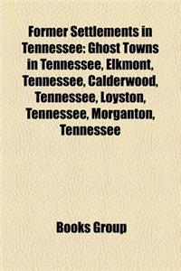 Former Settlements in Tennessee