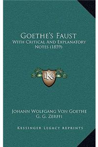 Goethe's Faust