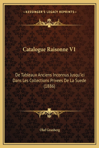 Catalogue Raisonne V1