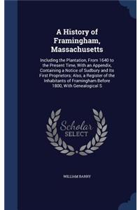 History of Framingham, Massachusetts